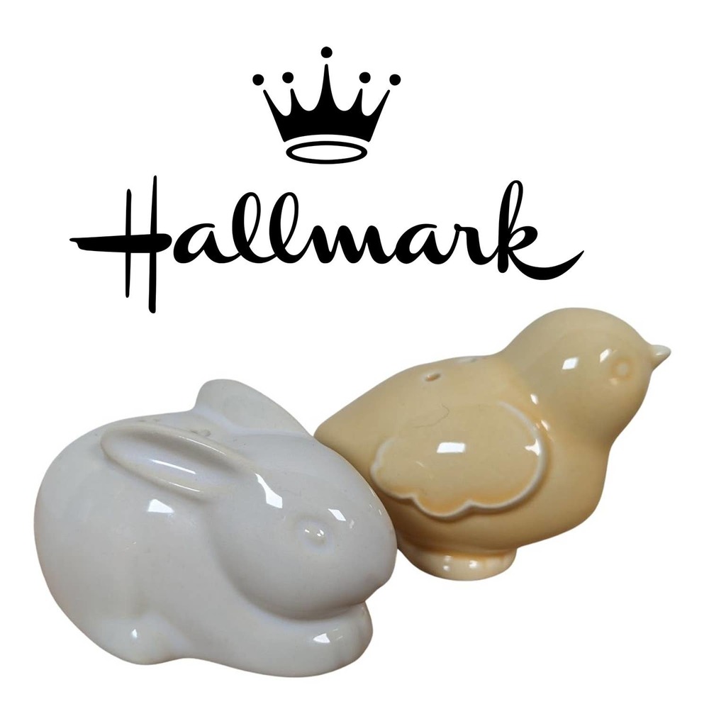 Adorable Bunny and Chick Salt and Pepper Shaker